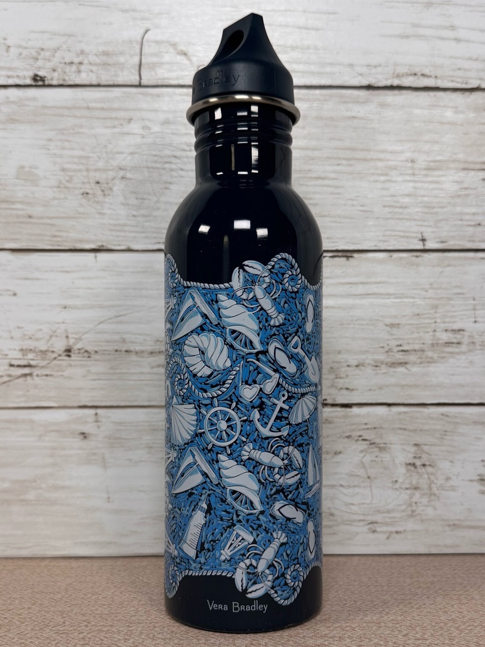 Vera Bradley Anchors Aweigh Stainless Water Bottle